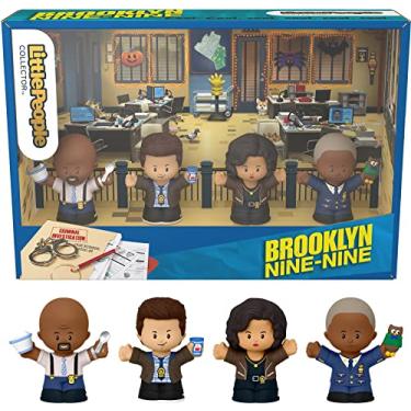 Imagem de Little People Collector Brooklyn Nine-Nine TV Series Special Edition Set for Adults & Fans, 4 Figures in Display Package