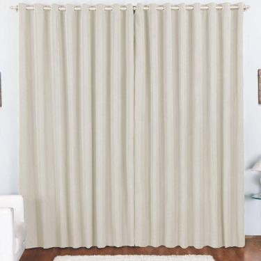 Imagem de Cortina pryme 4 metros sala quarto em oxford varão - palha