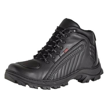 Imagem de Bota Motociclista Masculina Mg Brasil - Dakar - Preta - Mg-Brasil, 38