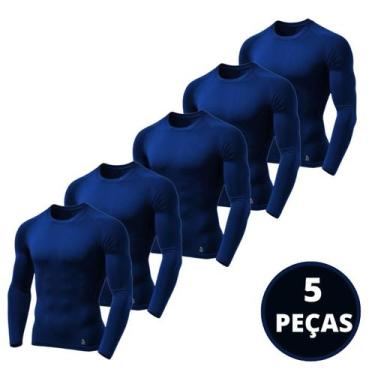 Imagem de Kit 5 Camisetas Térmicas Camisa Segunda Pele Uv 50+ Unissex - Variec, 