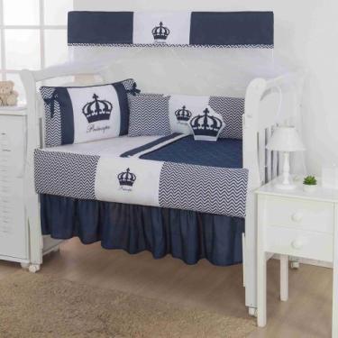 Imagem de Kit de berco masculino e feminino nuvem de amor principe e princesa co