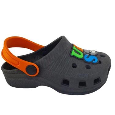 Imagem de Sandália Infantil Masculina Babuche Menino Chinelo Criança Urso Estilo