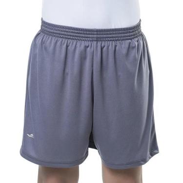 Imagem de Bermudas Masculinas Academia Treino Cinza Básico Verão Praia Calção Mu