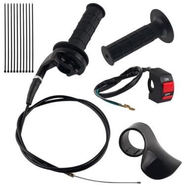 Imagem de Cabo de acelerador de cabo 71 com 160 cm de comprimento com fio interno de 175 cm de comprimento para 8252-1390 Manco ASW Go Kart Go Cart - Cabo de acelerador 8252-1390