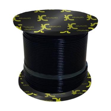Imagem de Cabo De Aço P/ Academia Crossover PVC 3/16 6mm 6x19 10 Metros  Super R