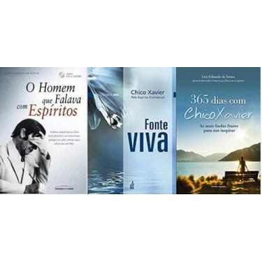 Imagem de Kit 3 Livros Chico Xavier O Homem Que Falava Com Espíritos + 365 Dias 