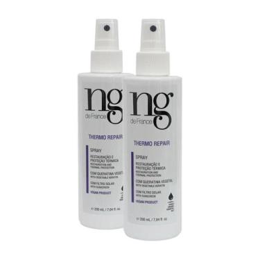 Imagem de Kit 2 Leave-in Vegano Spray Thermo Repair Protetor Térmico Com Filtro 
