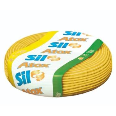 Imagem de Fio Cabo Flexivel 6mm Sil Com 50 Metros, Amarelo