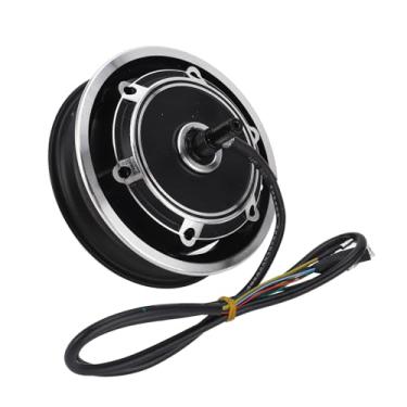 Imagem de Motor de Cubo de Scooter Elétrico para Pneu de 10 Polegadas, Kit de Conversão de Motor de Cubo de Roda de Bicicleta Elétrica de Liga de Alumínio à Prova D'água 48V 100W, Motor de