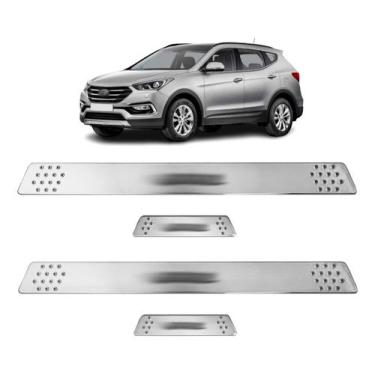 Imagem de Soleira para Porta Lateral Tuning Esportiva para carros 4 Portas (ABS)