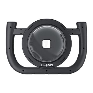 Imagem de TELESIN Porta de Cúpula com Kit de Estabilizador de Mergulho para Gopro Hero 12 Hero 11 Hero 10 Hero 9 Preto, Caixa À Prova D'Água Subaquática Estojo de Mergulho Bandeja de Equipamento de Mergulho Ins