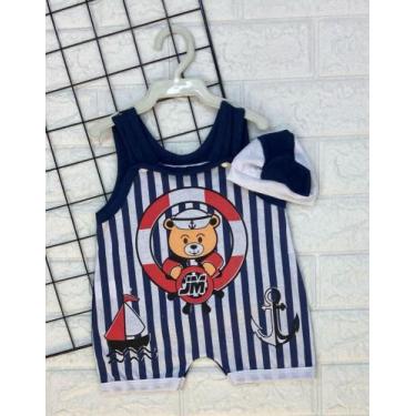 Imagem de kit  com 06 roupas de bebê masculino - Fortalezinha