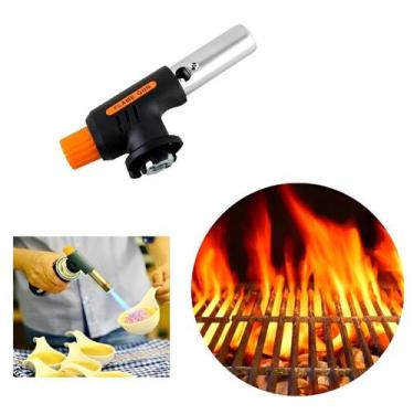 Imagem de Maçarico chamas regulável acendedor fogão Churrasqueira Gourmet - ZEM