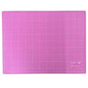 Imagem de Base Corte A1 90x60cm Dupla Face - Patchwork Artesanato Lanmax, Rosa