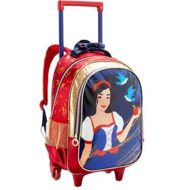 Imagem de Mochila Escolar Resistente 2em1 Rodas e Costas Princesa VM - Clio