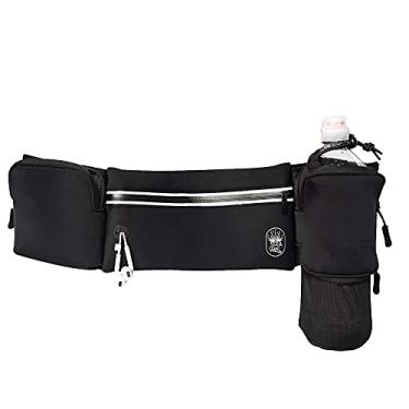 Imagem de Cinto de corrida com suporte para garrafa de água – bolsa de cintura com extensor para corrida, caminhada, ciclismo, caminhada – pochete de hidratação para cães – bolsa esportiva para iPhone para