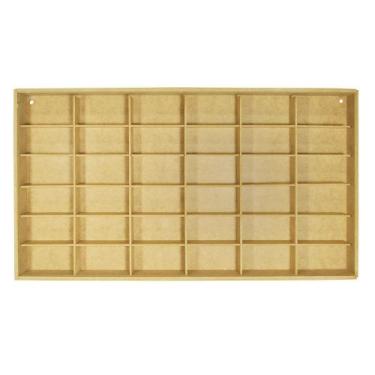 Imagem de Quadro Estante para 36 Carrinhos Miniatura Mdf Madeira - ATACADÃO DO A