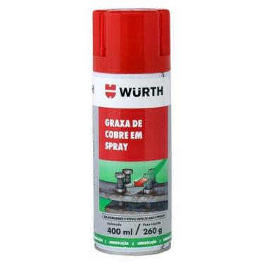 Imagem de Graxa de Cobre em Spray 400ml/260g  Wurth  0893800120  Unitário