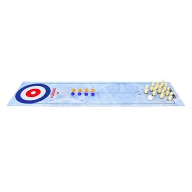 Imagem de UGPLM Conjunto de jogos de mesa 3 em 1, jogo de boliche, shuffleboard interno portátil para festas, viagens, jogos casuais