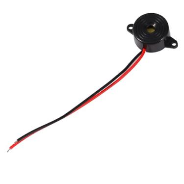 Imagem de Multivibrador, Alarme Buzzer Eletrônico Piezo, Estrutura Integrada para Computadores, Impressoras, Alarme, Preto 23x12mm Com 3 a 24V, Sirene de Comprimento de Cabo de 100mm Com