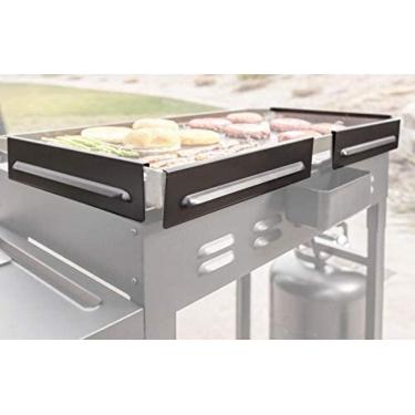 Imagem de Blackstone Tela 5016 para grade de graxa frontal traseira de 28 polegadas, fácil de usar e limpar, preta