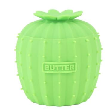 Imagem de Crock de Manteiga de Silicone de Qualidade Alimentar, Design Destacável, Servidor de Manteiga Resistente Ao Calor Com Tampa de Vedação, Linha de água Visível, Fácil Acesso para