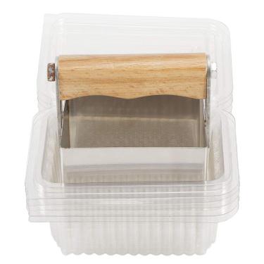 Imagem de Corte de Mel, Recipiente de Pente de Mel, Cortador de Mel de Ninho de Aço Inoxidável Com Caixa de Plástico de Aço Inoxidável para Apicultura