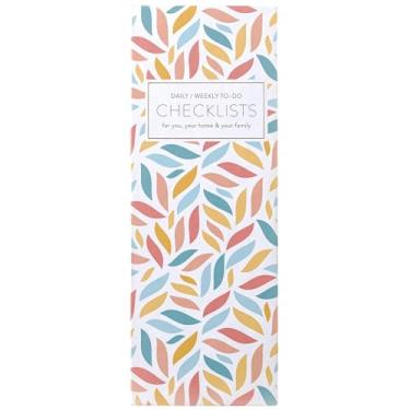 Imagem de PPP Undated Planner To Do Checklist Notebook (3-Month Supply) | 90 Perforated Pages | Multicolor Leaf Design | Hardcover w/ Matte Lamination Finish | Organizer Planner | Task Notebook | 3.5" x 9"