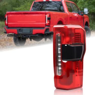 Imagem de Duolctrams Lâmpada traseira tipo halogênio com ponto cego (módulo NÃO incluído) Montagem compatível com Ford F250 F350 Super Duty 2023 2024 lado direito do passageiro PC3Z-13404-B