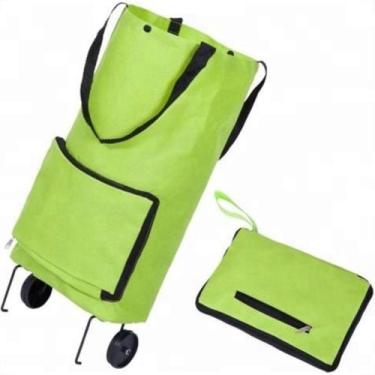 Imagem de Carrinho De Compras Sacola Dobravel Globalmix Gt083