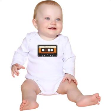 Imagem de Body intantil Fita K7 retro anos 70 - Alearts, M