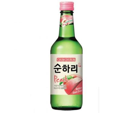 Imagem de Soju Bebida Coreana Pêssego Peach 360ml - Lotte