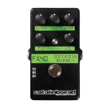 Imagem de Catalinbread Pedal de reverberação FX40 Soft Focus Shoegaze com controles Symph, Mod, Verb, Mix e Vol (preto)