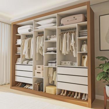 Imagem de Closet Casal sem Portas 6 Gavetas Itália