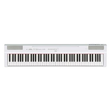 Imagem de Piano Digital P 125A wh Branco 88 Teclas Sensitivas com Fonte e Pedal Yamaha