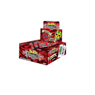 Imagem de Chiclete Tatuagem Buzzy Tribal Tutti Frutti Kit Com 400Unid