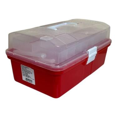Imagem de Maleta Organizadora Multiuso Mega Box Odonto Ferramenta Sort - Plasnor