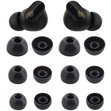 Imagem de BLUEWALL Fones de ouvido compatíveis com Beats Studio Buds + Studio Buds Plus, P/M/G, 3 tamanhos, pontas auriculares de substituição de silicone macio compatíveis com Beats Studio Buds + 6 pares