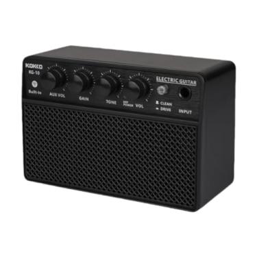 Imagem de Almencla Amplificador de guitarra Mini -alto -falante de guitarra elétrico O amplificador de som de guitarra elétrico para iniciantes para iniciantes amp de