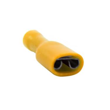Imagem de Terminal Femea Isolado Amarelo 4mm a 6Mm 20Pçs - ELETROKIT
