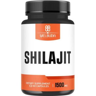 Imagem de Suplemento WELBUDA Shilajit 5:1: Extrato 1500mg 60 cápsulas