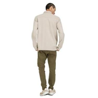 Imagem de Jaqueta masculina King&Joe Malha Overshirt bege Tamanho:GG;Cor:-Masculino