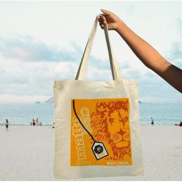 Imagem de Ecobag 100% algodão estampa Mate Leão - armazze