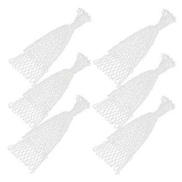 Imagem de Billiards de Algodão Resistente Bolso Líquido, Acessórios de Mesa de Sinuca de 6pcs Brancos, Macios e Flexíveis para Clubes de Bilhar, Fácil de Instalar