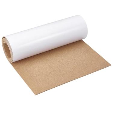 Imagem de PH PandaHall Rolo de quadro de cortiça de 238,8 x 39,9 cm, quadro de avisos autoadesivos, quadro de avisos, quadros de avisos de parede para parede, para escritório, escola, decoração