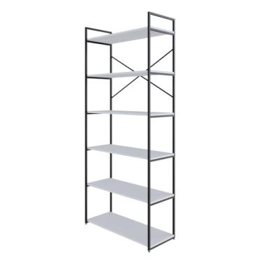 Imagem de Estante Alta C/06 Prateleiras 185x80x33cm Yon