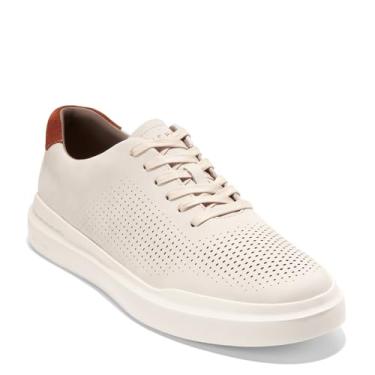 Imagem de Cole Haan Tênis masculino Grandpro Rally Laser Cut, Slvr Lng Nbk/Marfim, 38