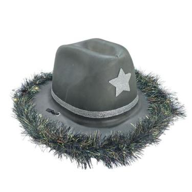 Imagem de Chapeu Cowboy Star - Festas e Fantasias, Preto