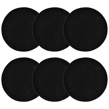 Imagem de KingBra 6 Filtros De Carvão 6,5" Para Composteira Cozinha, Reposição Ativado Bancada, Conjuntos Recarga Balde Doméstico, Redondo