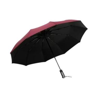 Imagem de Guarda-chuva Unissex Grande, Automático, À Prova De Vento, Dupla Camad